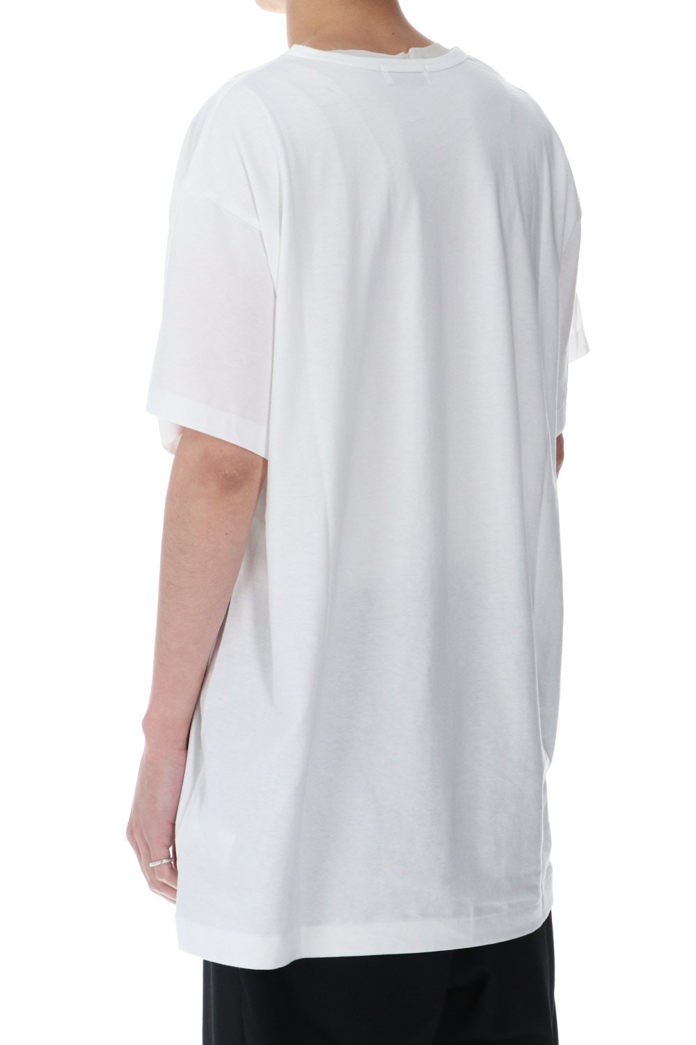 Round neck Half sleeve T-Shirt Off white
