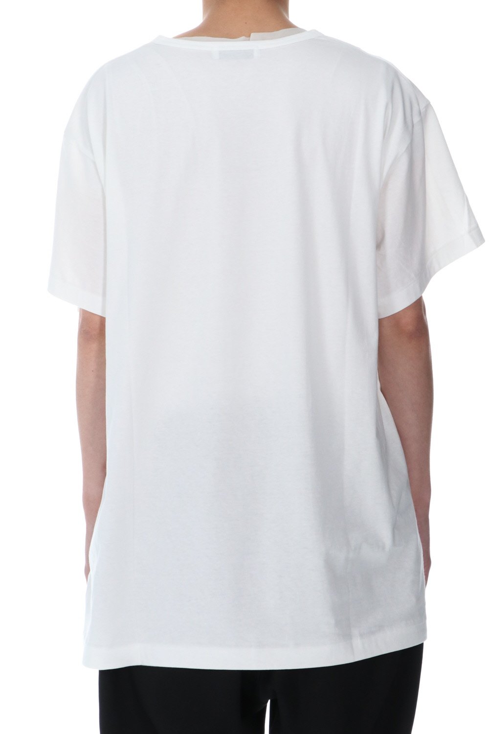 Round neck Half sleeve T-Shirt Off white