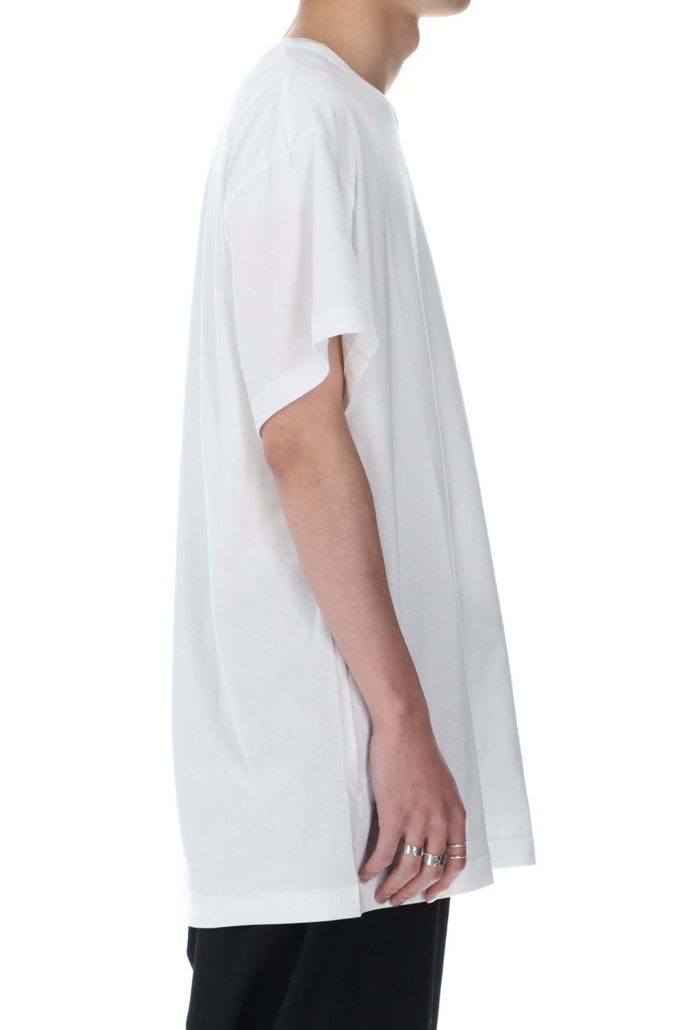 Round neck Half sleeve T-Shirt Off white
