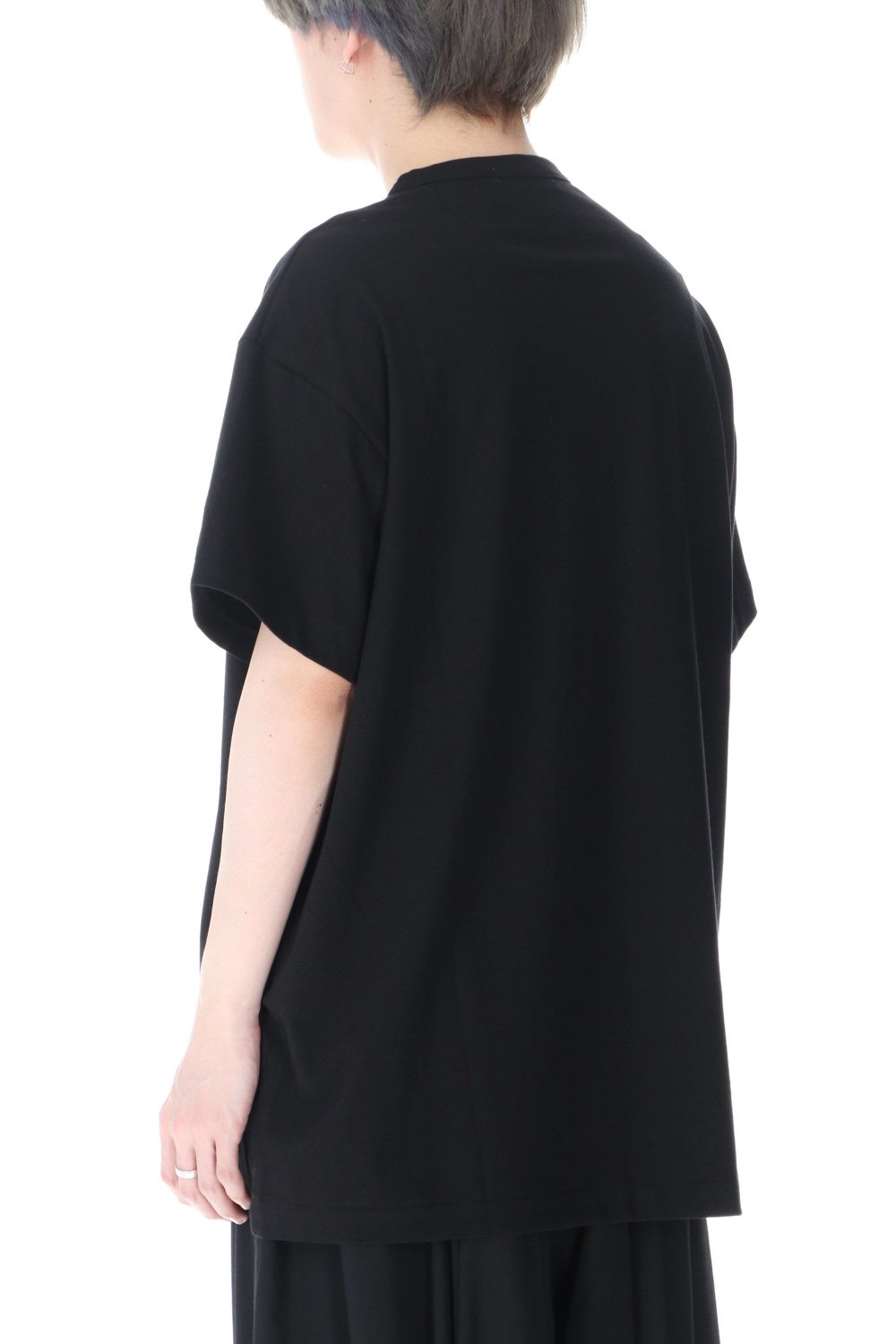 Fasntener Henry neck Short sleeve T-shirt