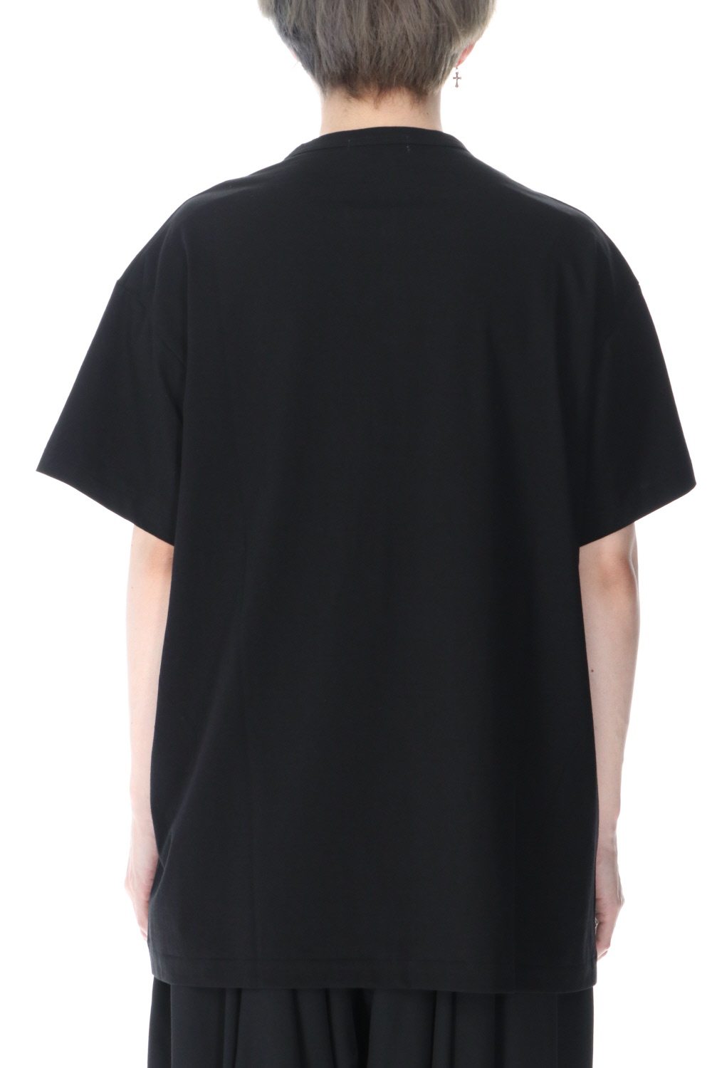 Fasntener Henry neck Short sleeve T-shirt