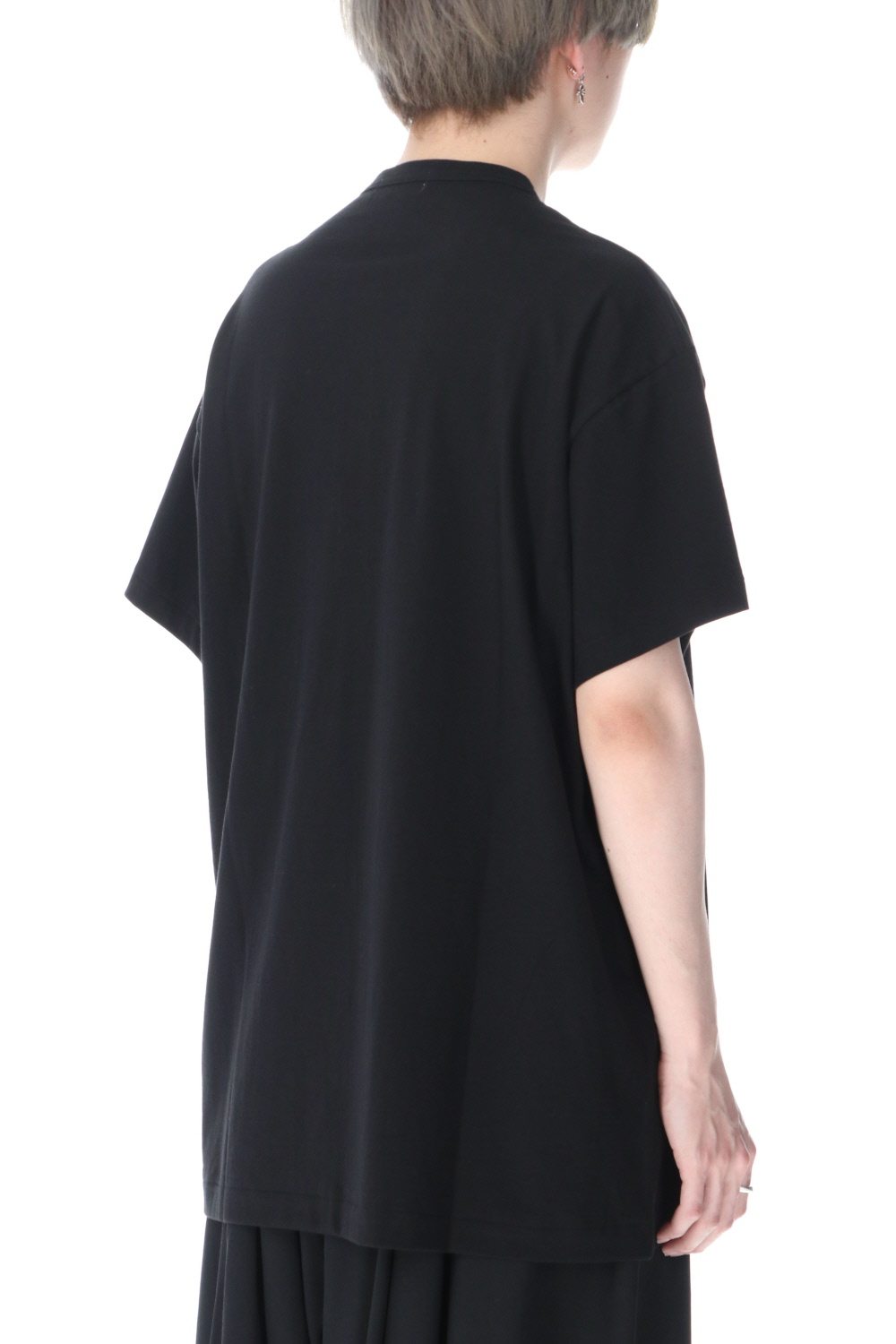 Fasntener Henry neck Short sleeve T-shirt