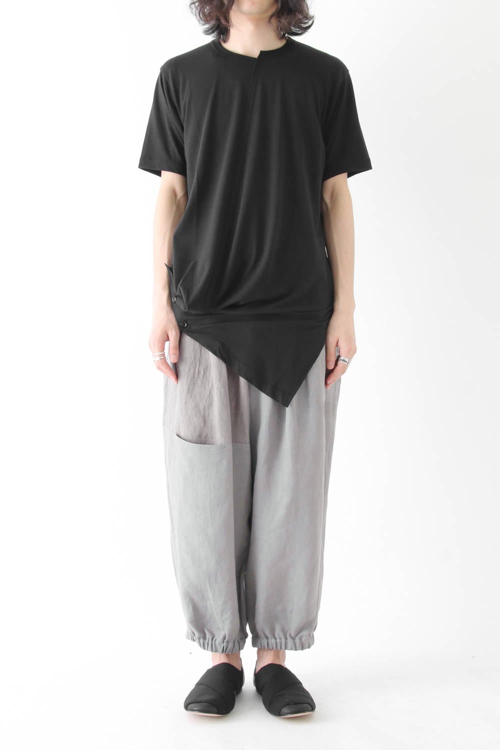 Oblique Panel Short Sleeve