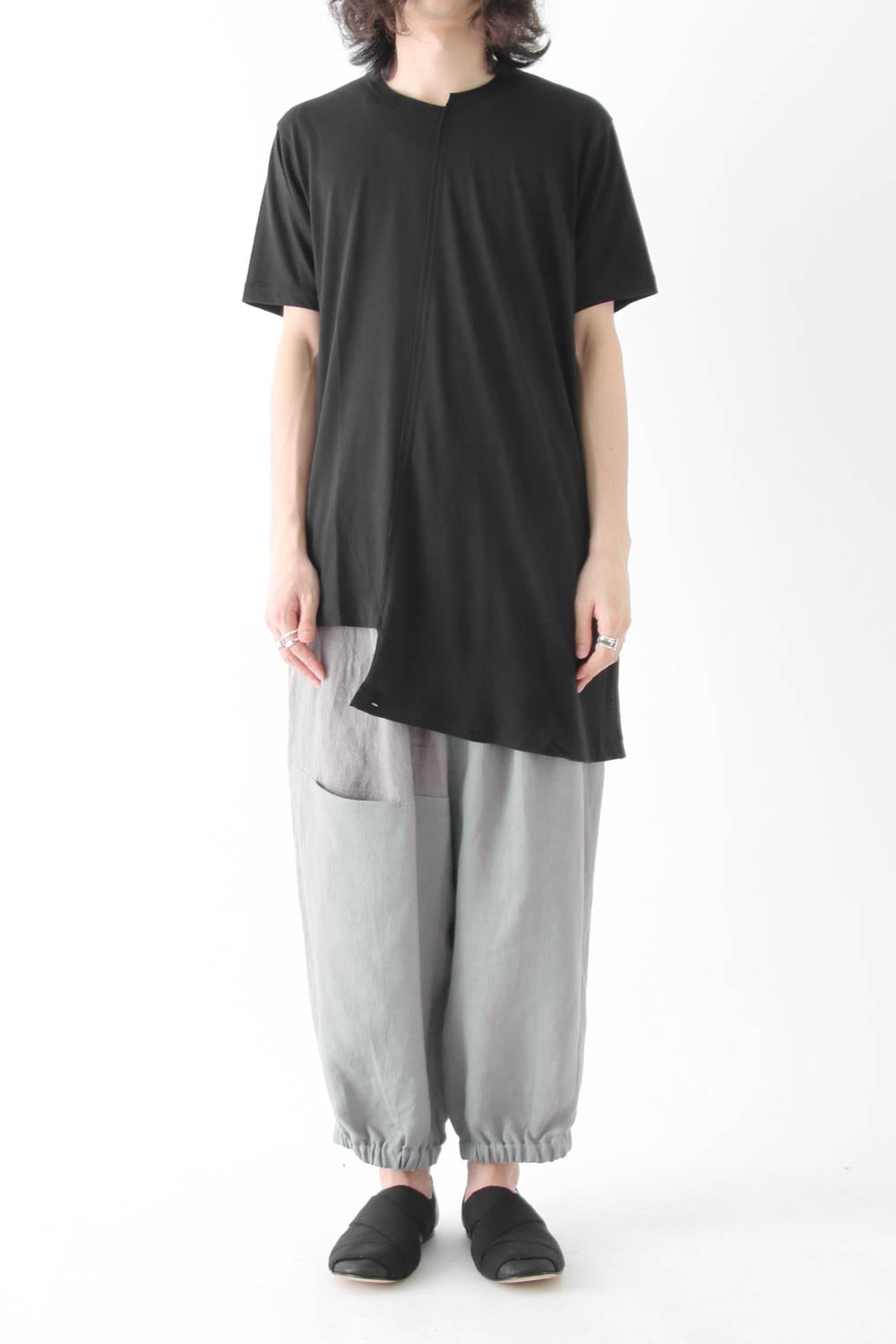 Oblique Panel Short Sleeve