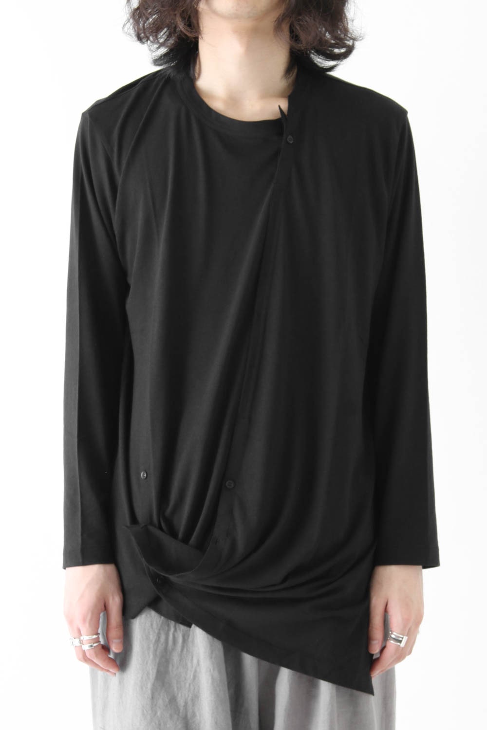 Oblique Panel Long Sleeve