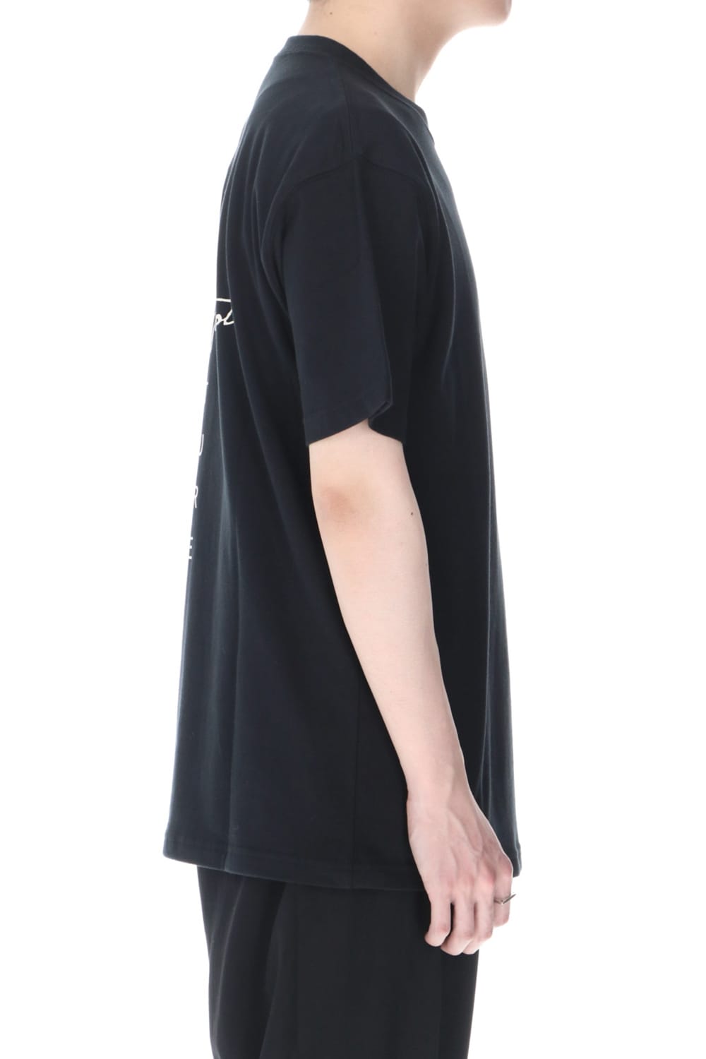 New Era × Yohji Yamamoto Back print NO FUTURE Short sleeve T-shirt