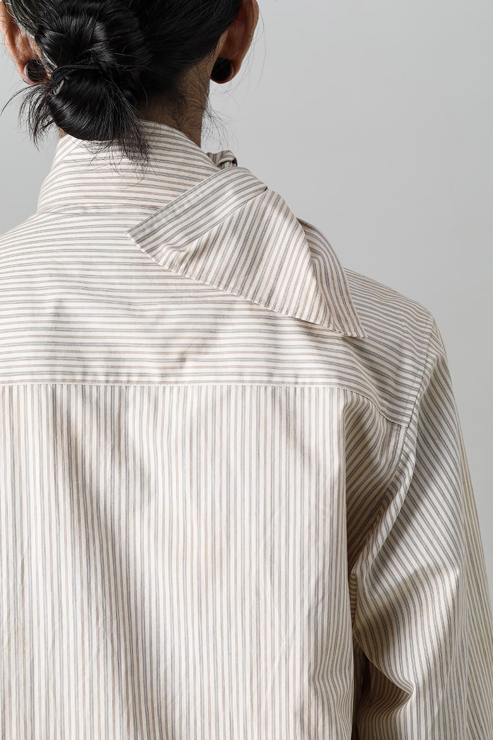 Stole Stripe Pattern Blouse