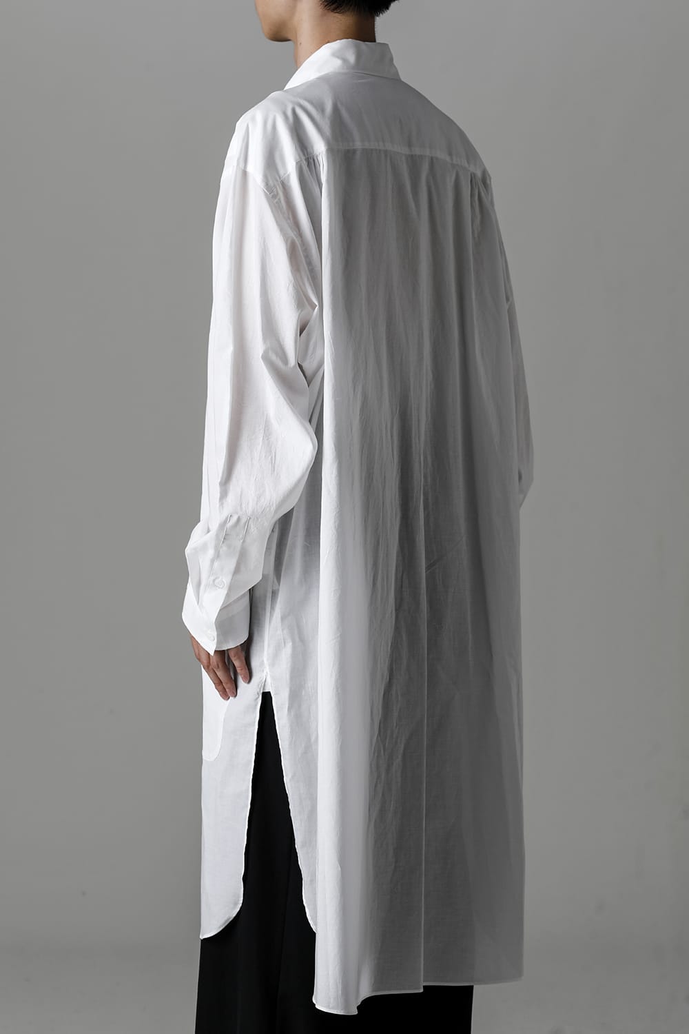 Front Double Pleats Big Blouse