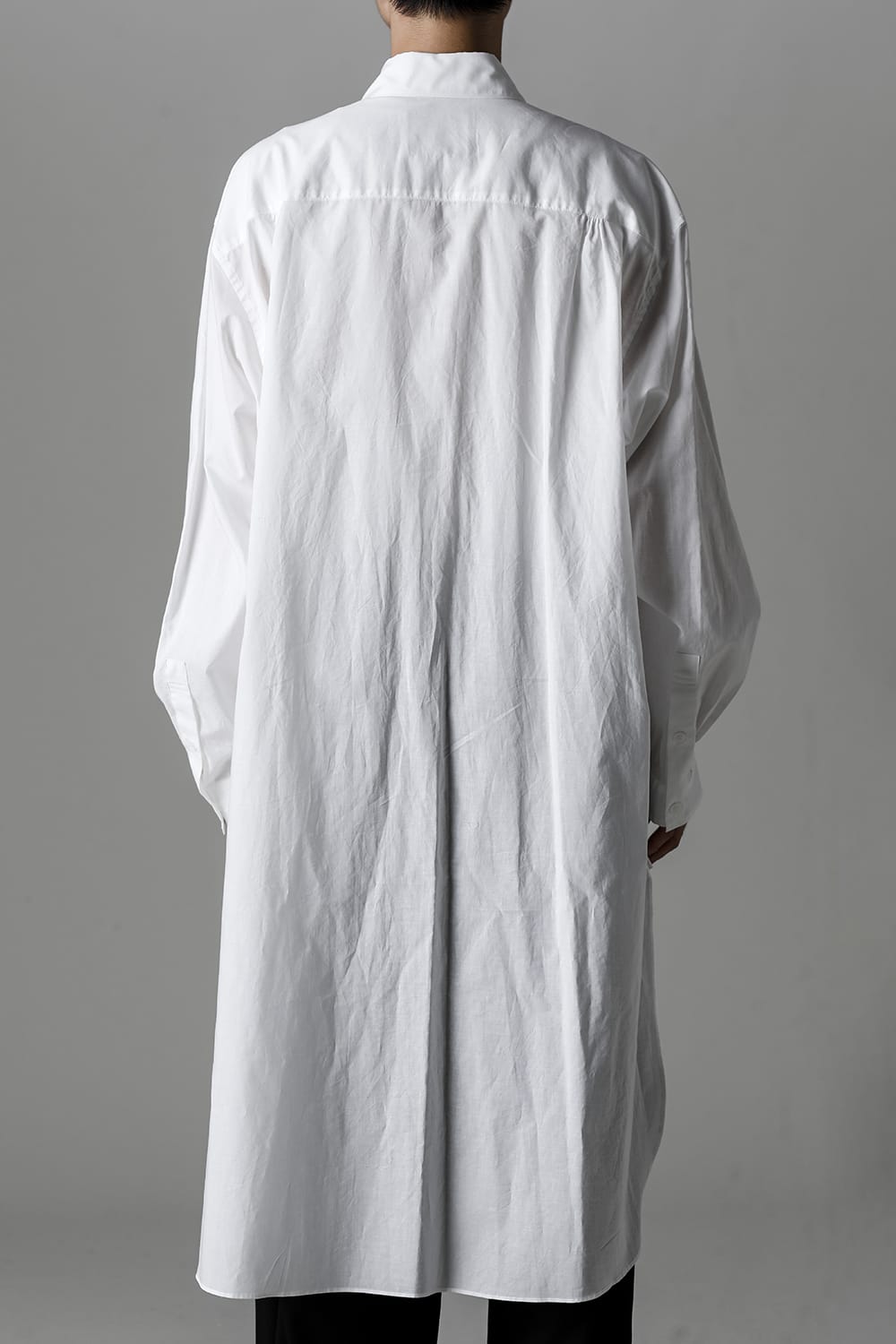 Front Double Pleats Big Blouse