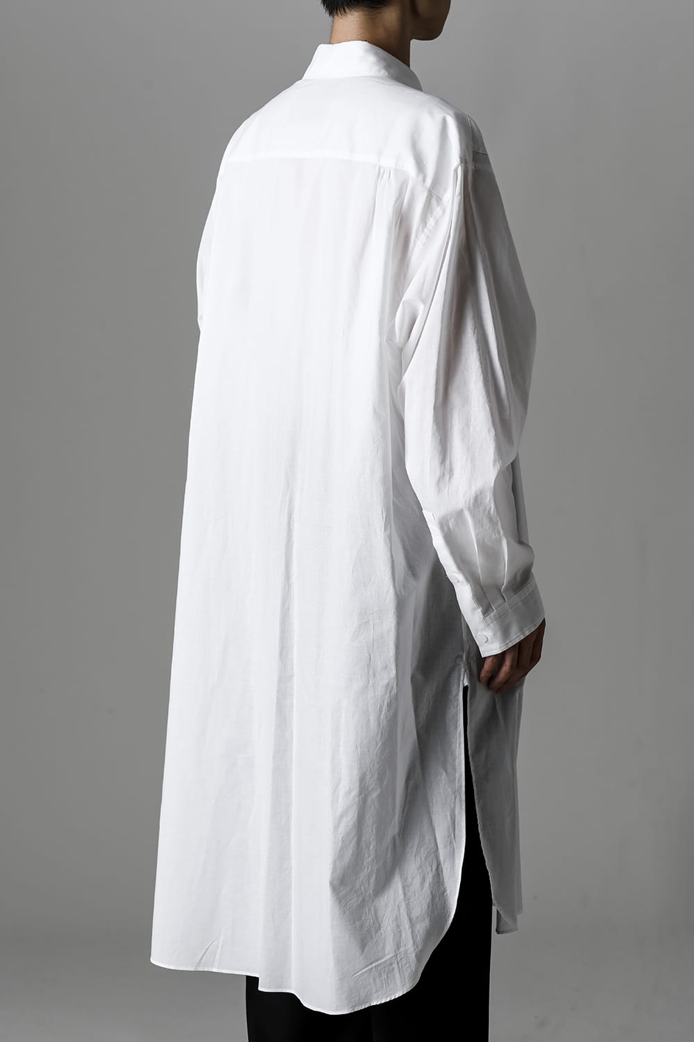 Front Double Pleats Big Blouse