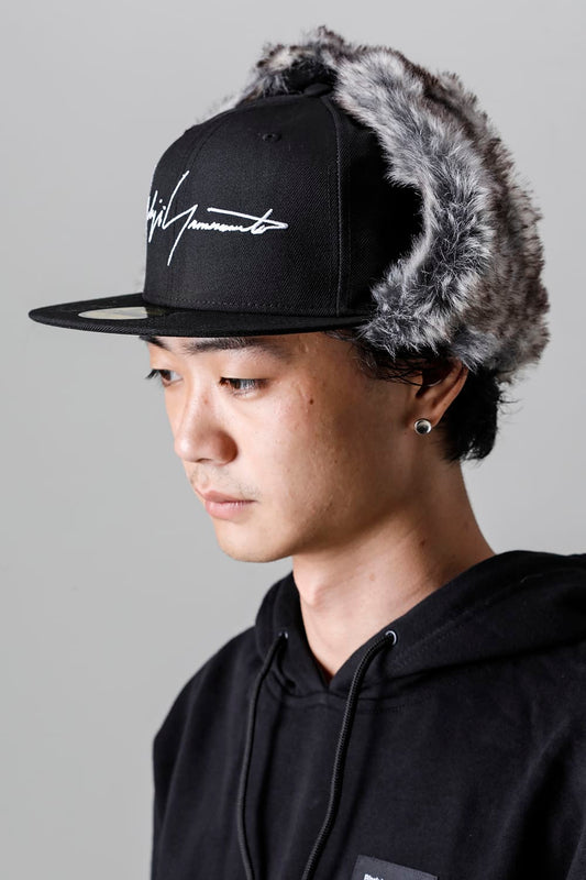 New Era × Yohji Yamamoto 59FIFTY Dog Ear YY LOGO Cap