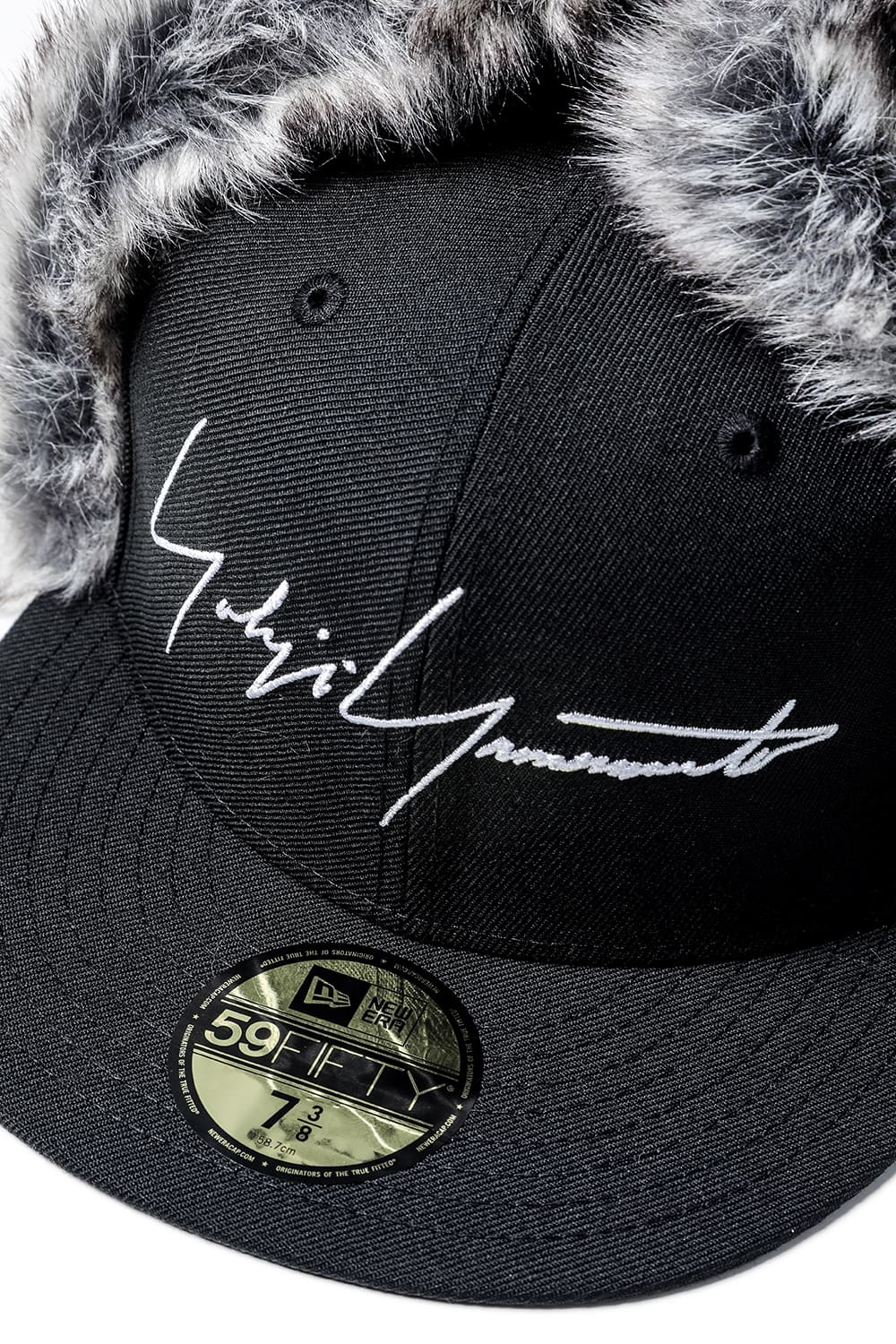 New Era × Yohji Yamamoto 59FIFTY Dog Ear YY LOGO Cap
