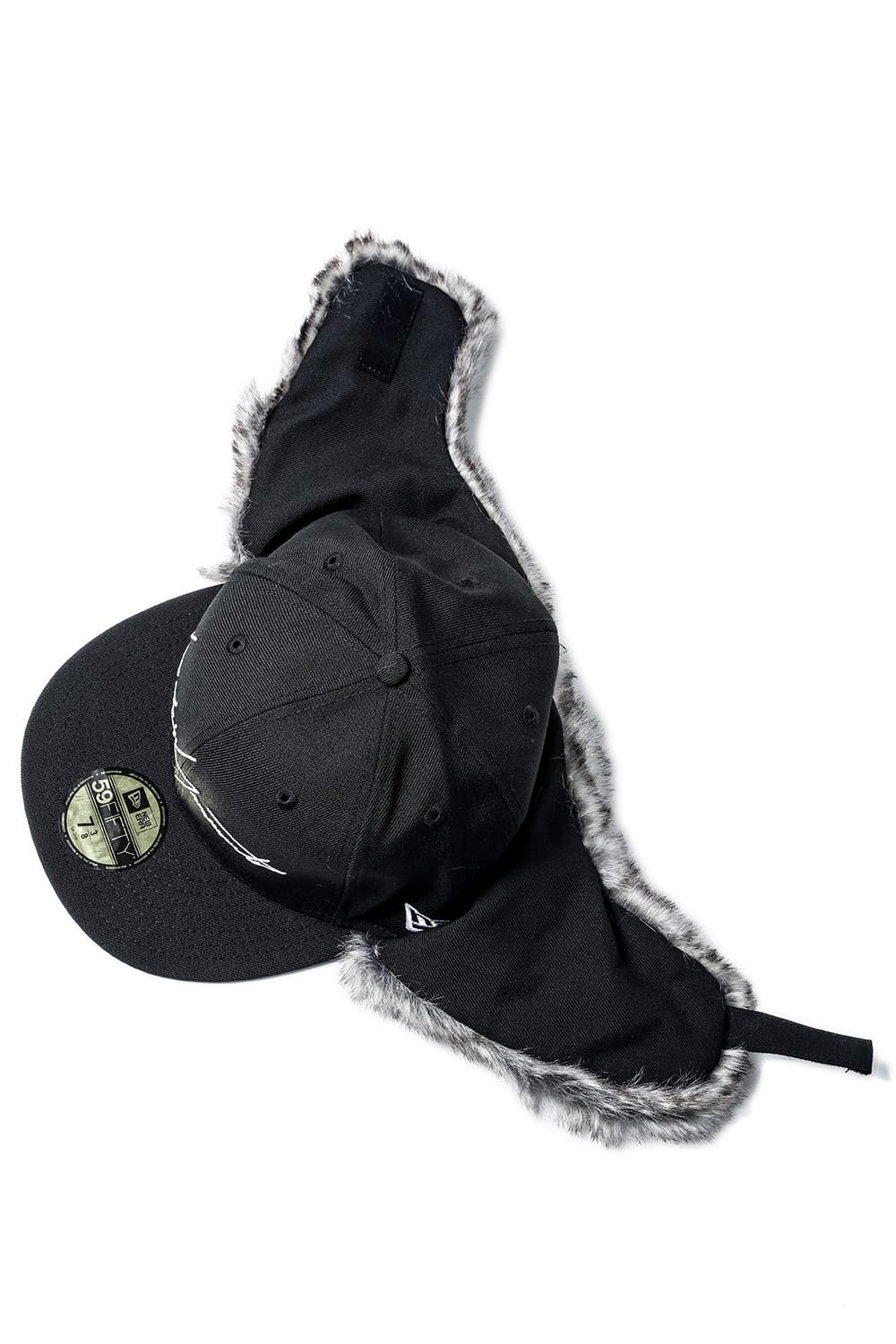 New Era × Yohji Yamamoto 59FIFTY Dog Ear YY LOGO Cap