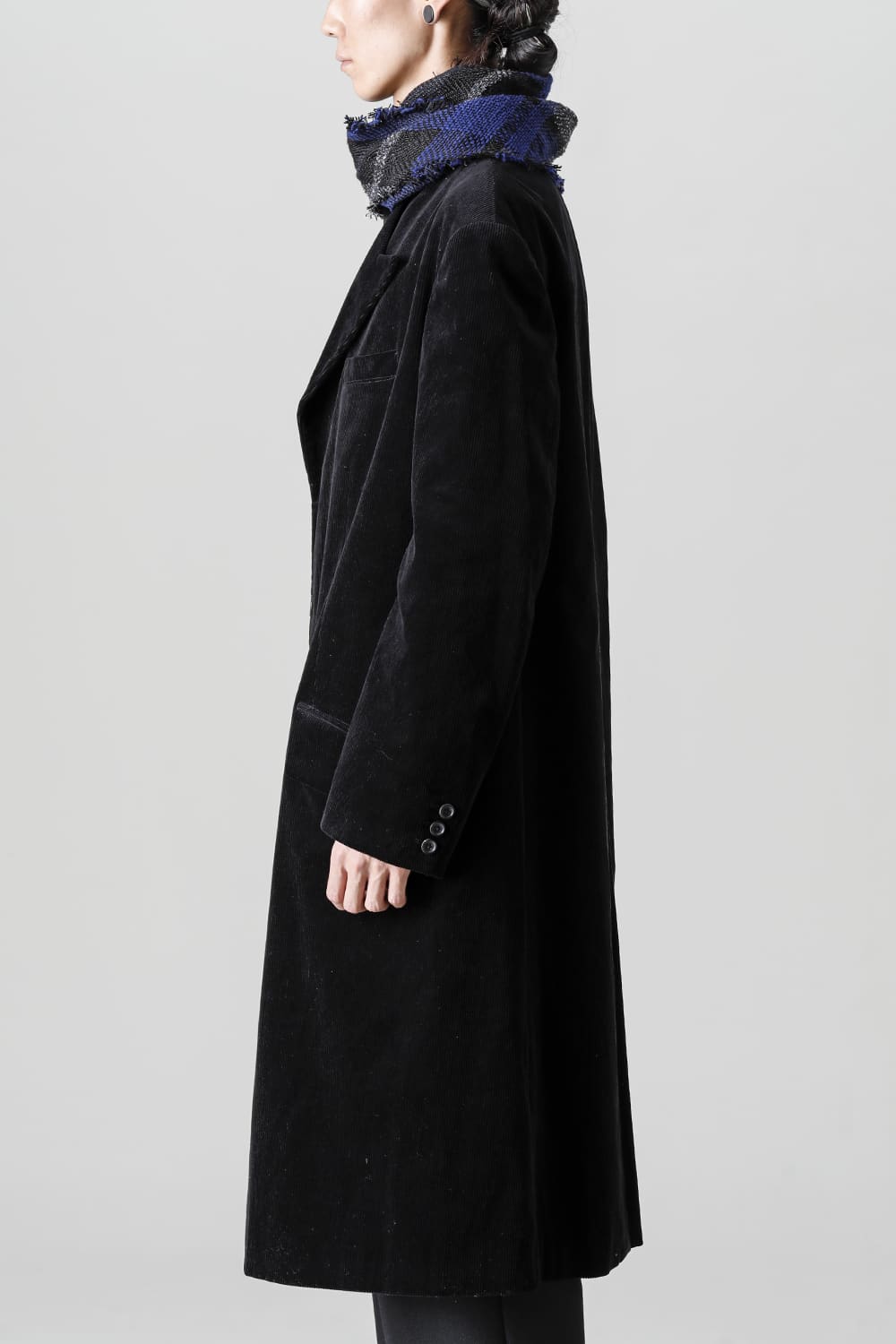 チェックストールジャケット