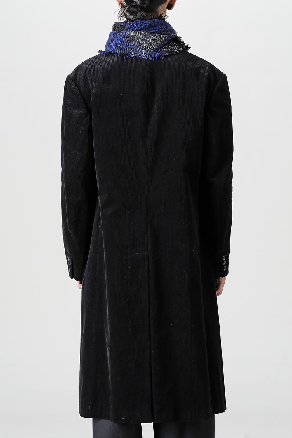 チェックストールジャケット