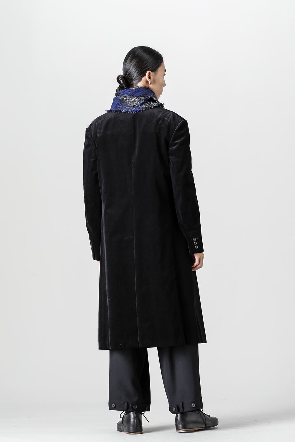 チェックストールジャケット