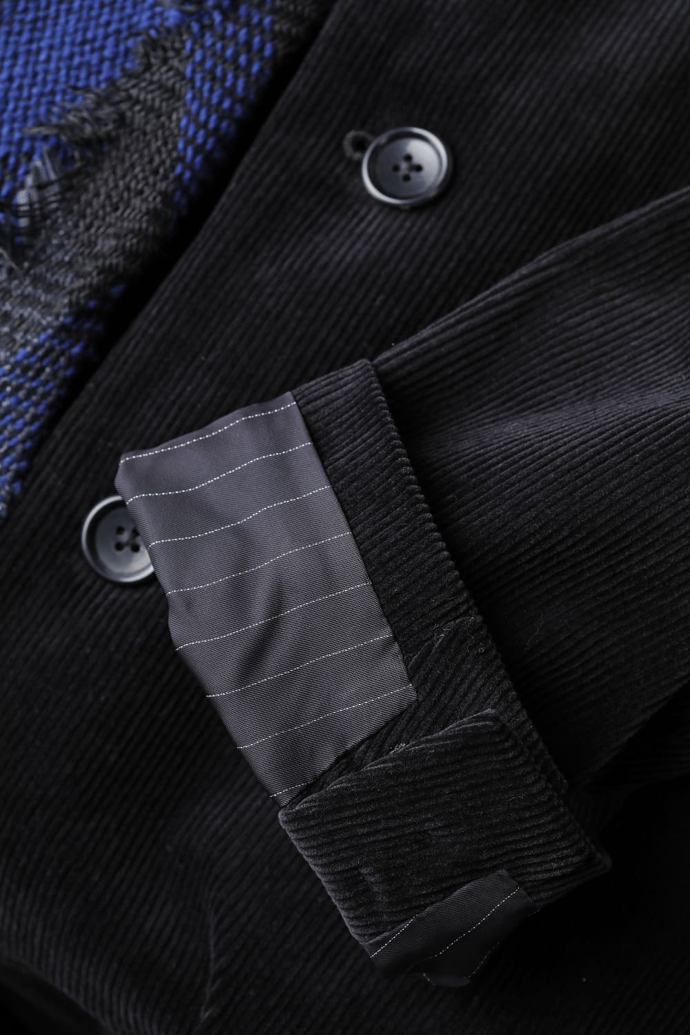 チェックストールジャケット