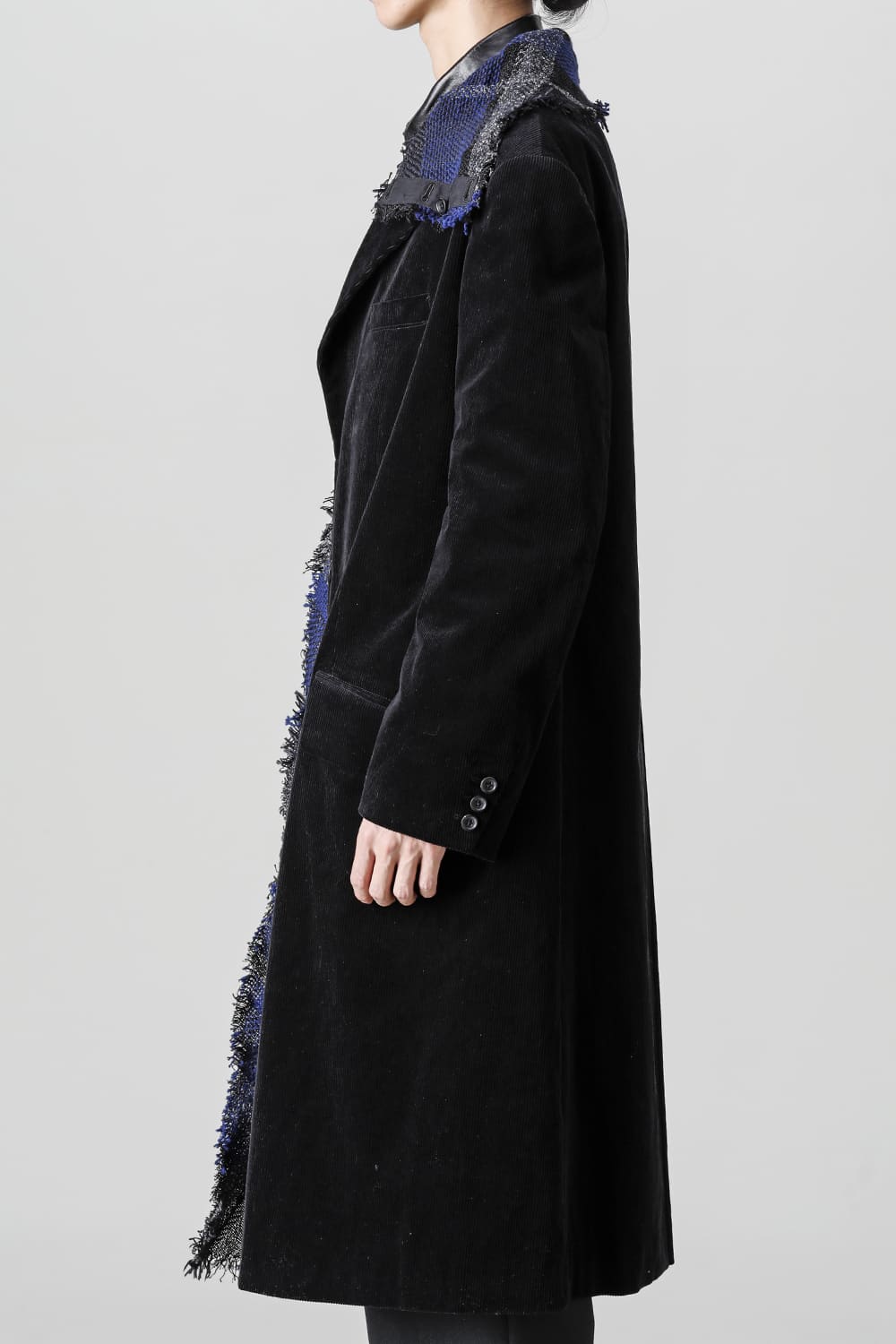 チェックストールジャケット