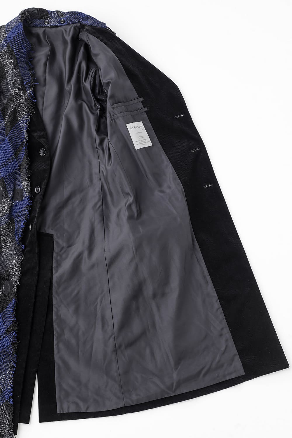 チェックストールジャケット