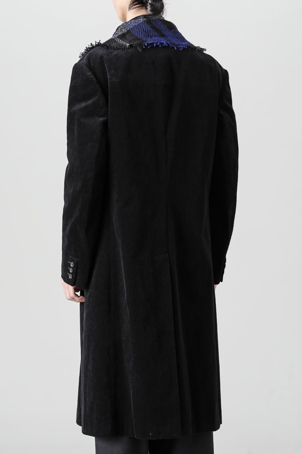 チェックストールジャケット