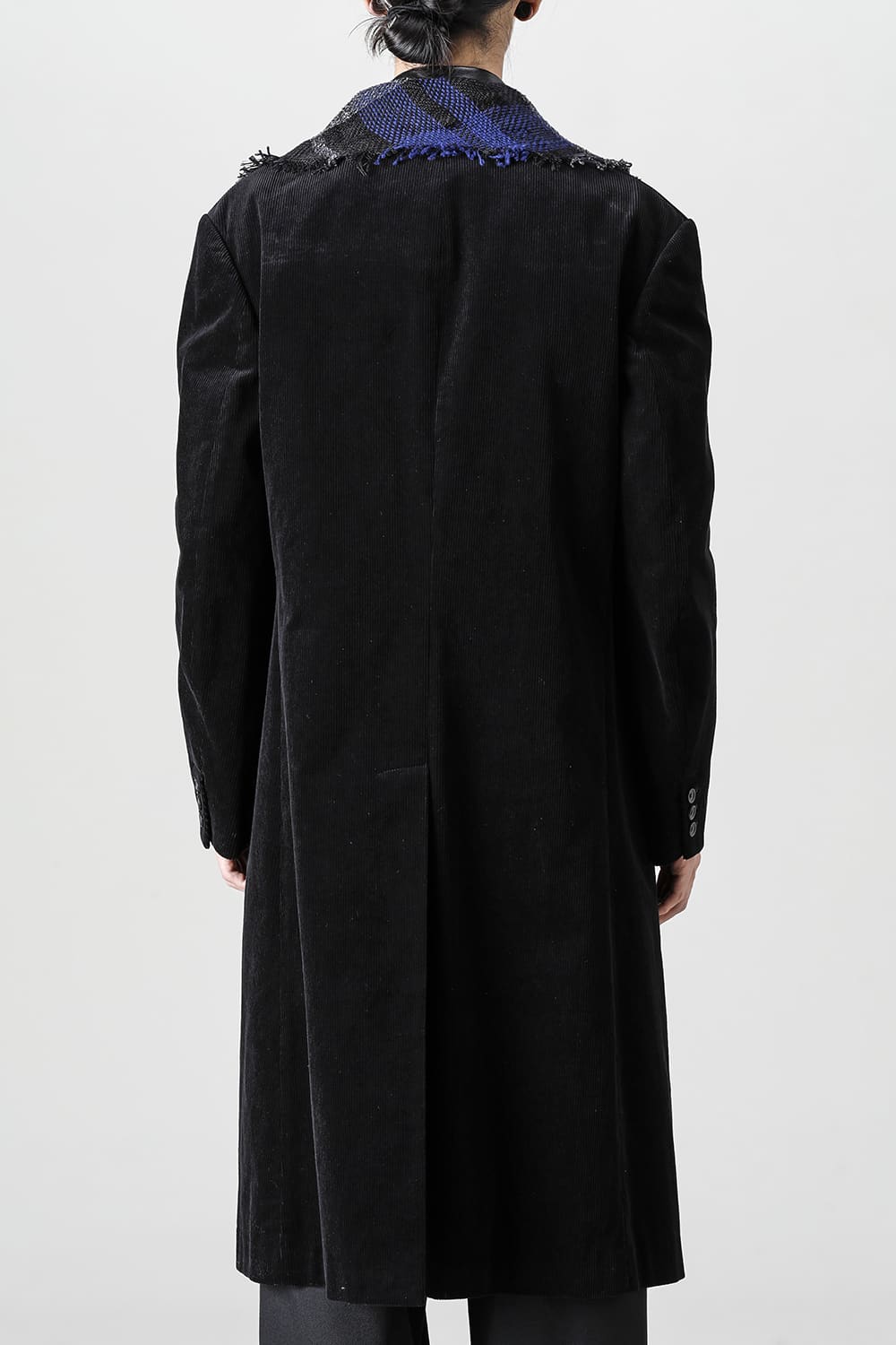 チェックストールジャケット