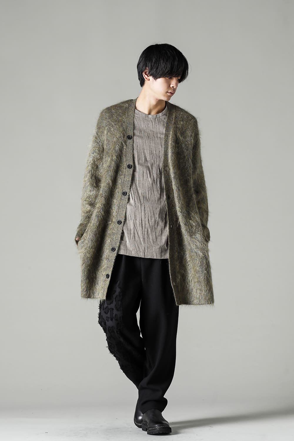 Long Cardigan Khaki