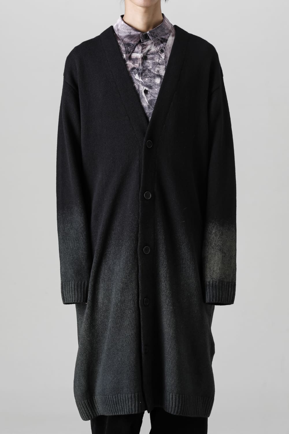 Discharged Long Cardigan