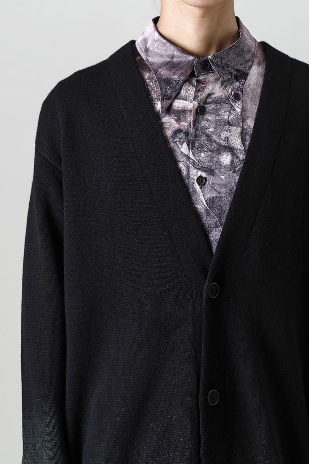 Discharged Long Cardigan