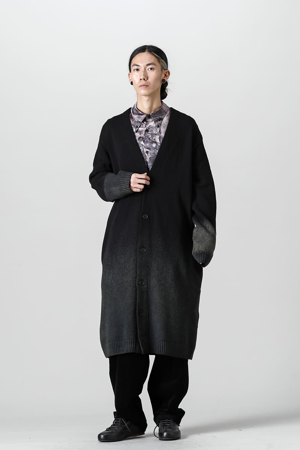 Discharged Long Cardigan