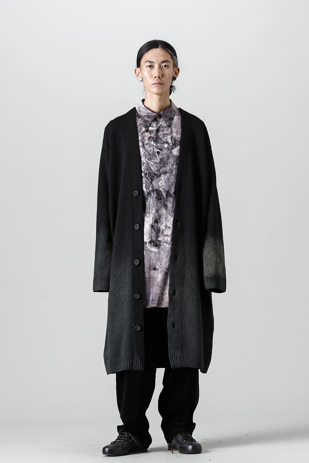 Discharged Long Cardigan