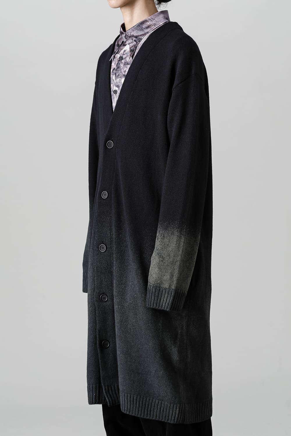 Discharged Long Cardigan