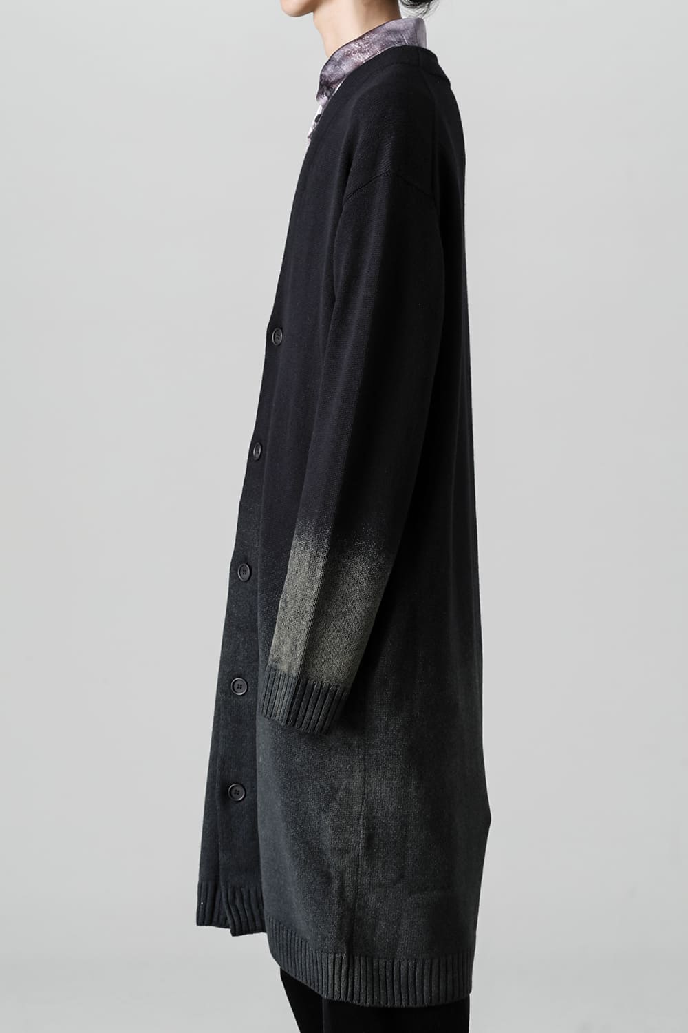 Discharged Long Cardigan