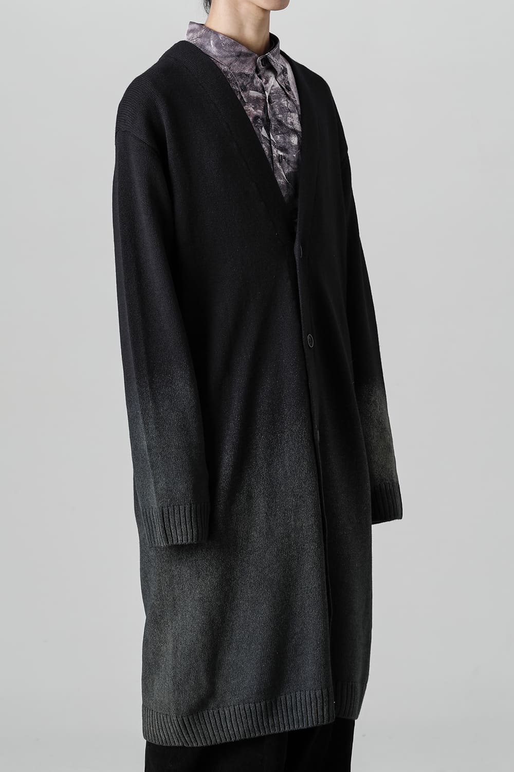 Discharged Long Cardigan