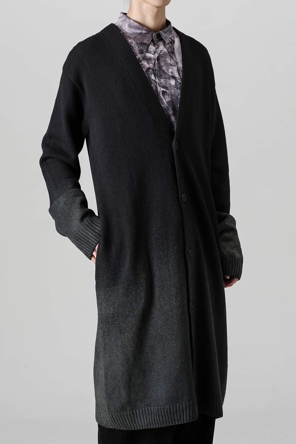 Discharged Long Cardigan