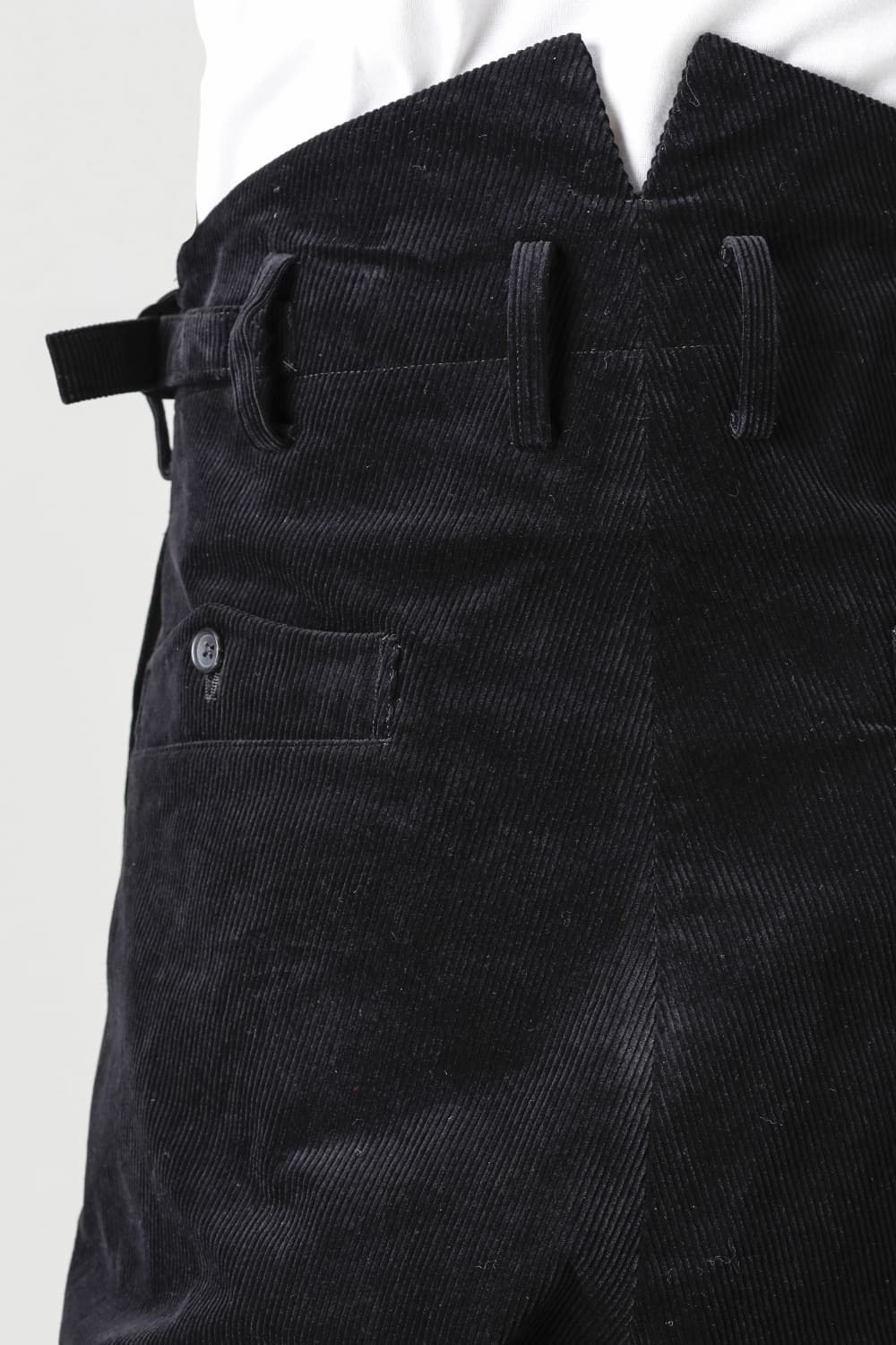 Hidden Side Pocket Corduroy Pants