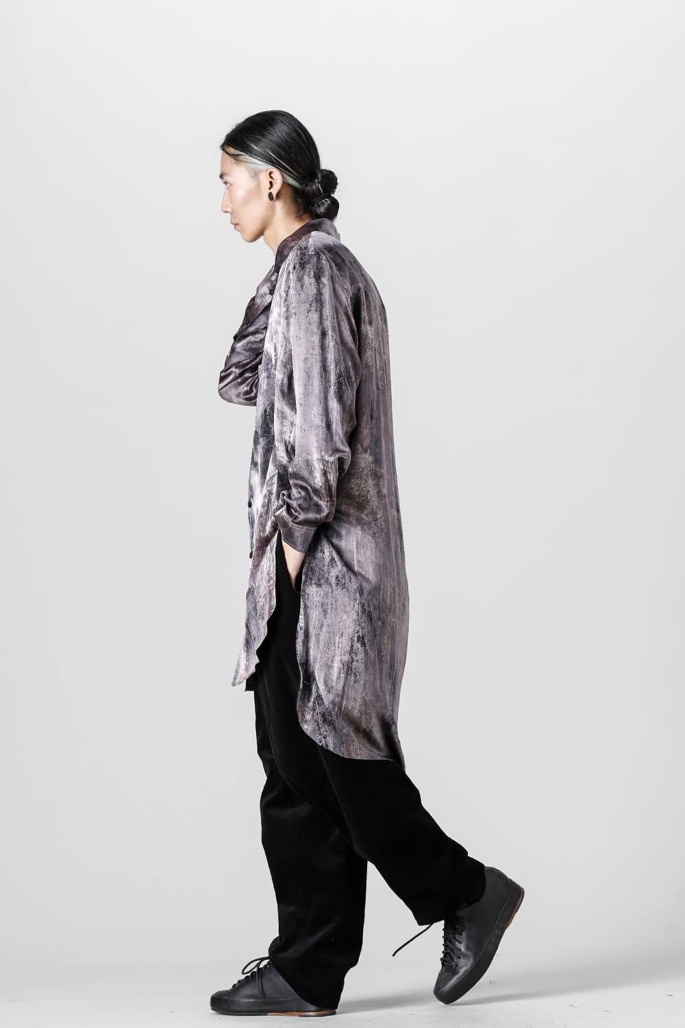 Hidden Side Pocket Corduroy Pants