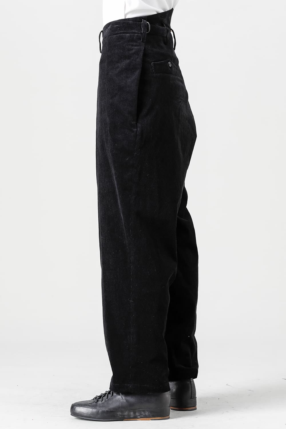 Hidden Side Pocket Corduroy Pants