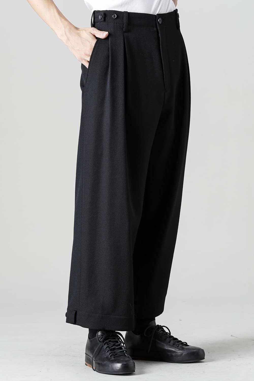 Side Hem Tab Pants