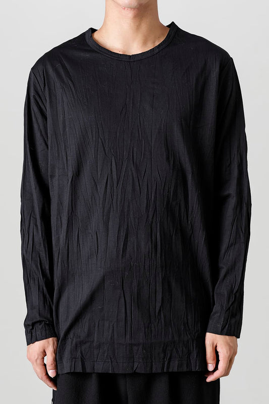 Wrinkled Long Sleeve Black