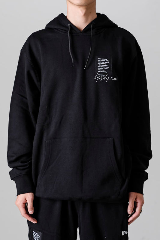 New Era × Yohji Yamamoto Signature Logo Sweat Pullover Hoodie