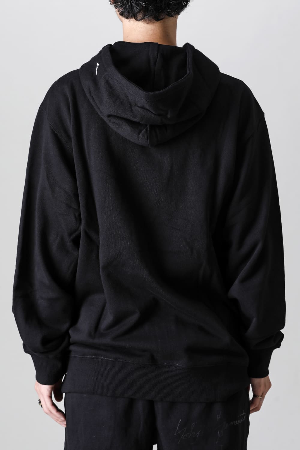 New Era × Yohji Yamamoto Signature Logo Sweat Pullover Hoodie