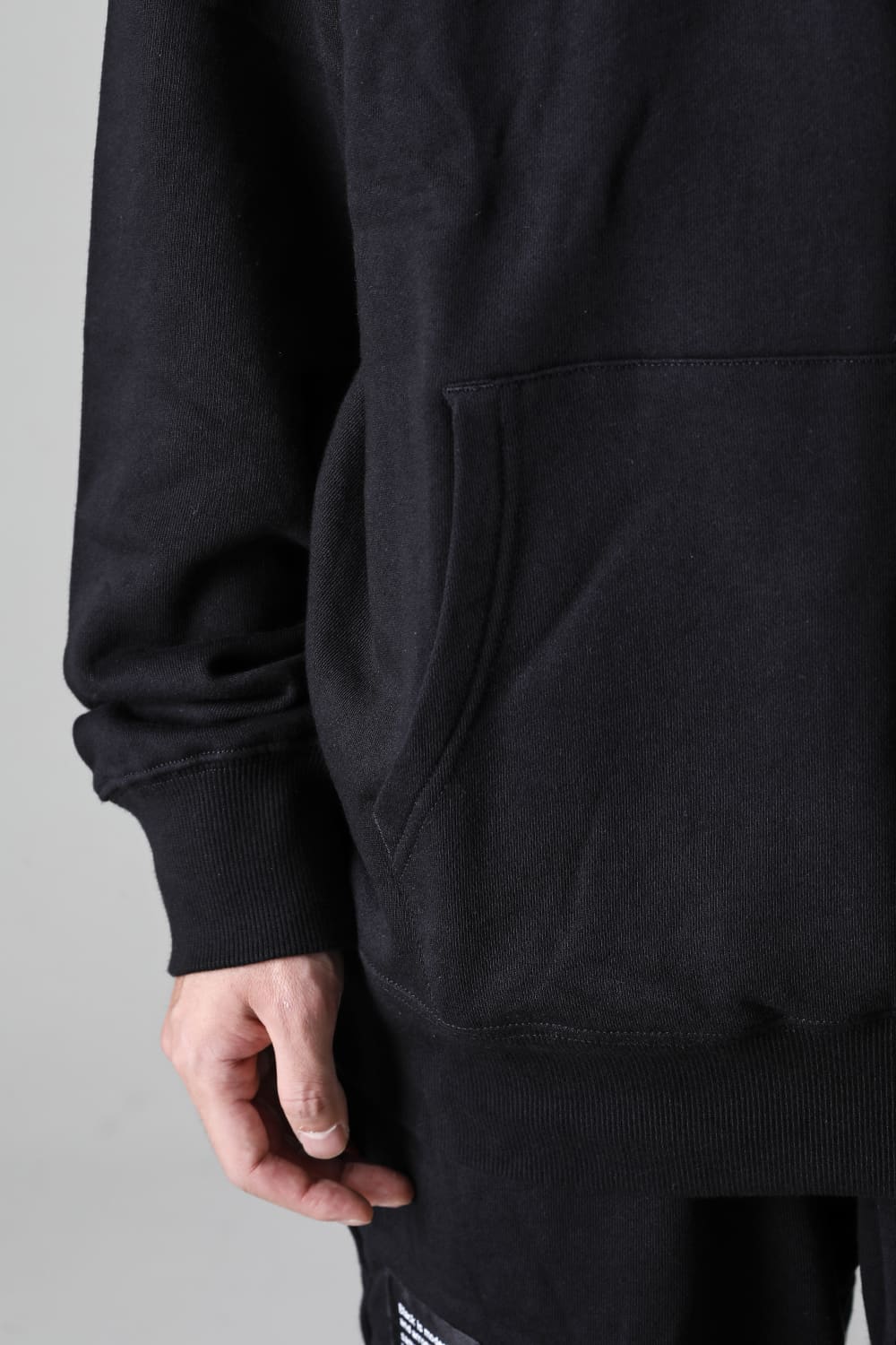 New Era × Yohji Yamamoto Signature Logo Sweat Pullover Hoodie