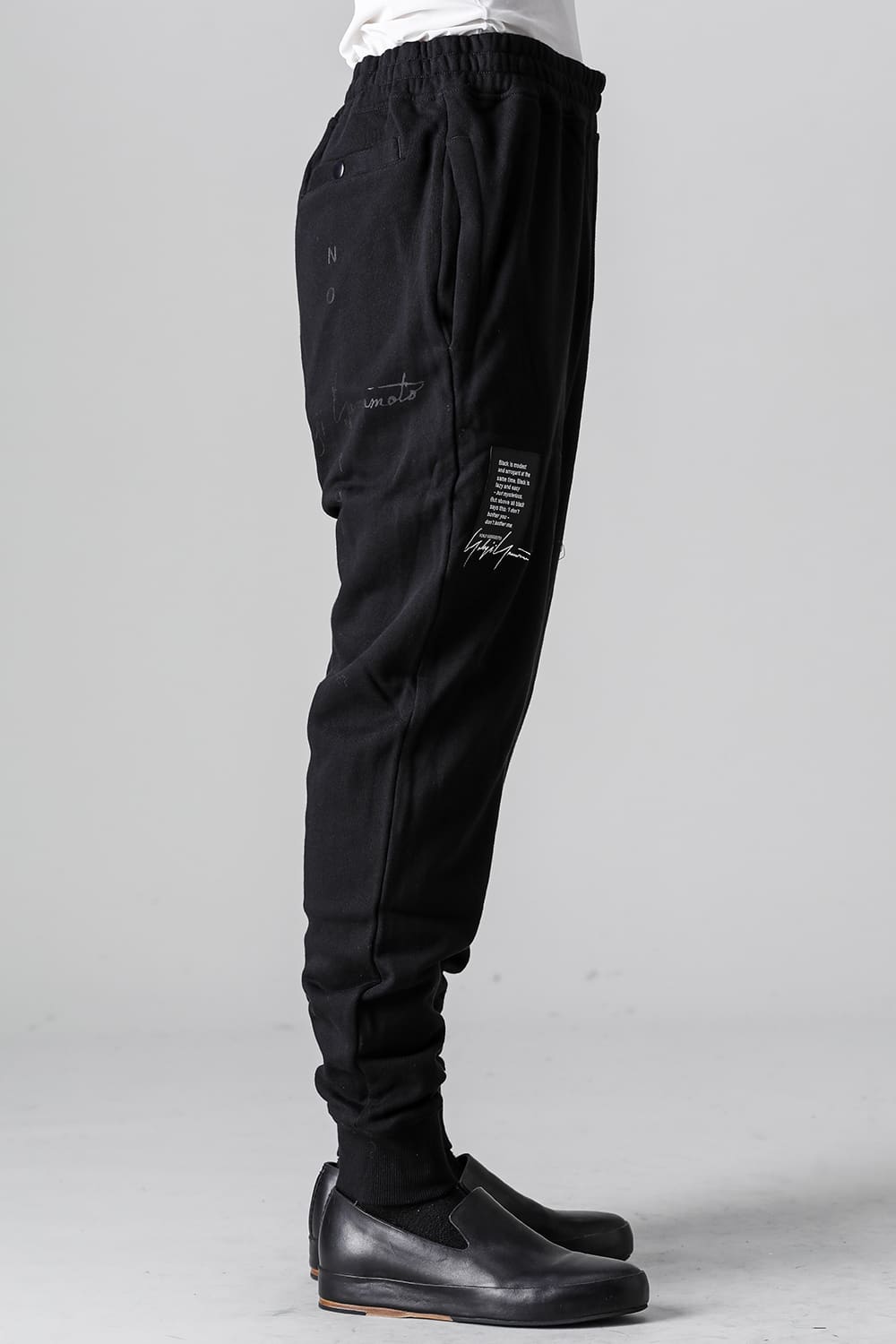 New Era × Yohji Yamamoto Signature Logo Sweat Pants