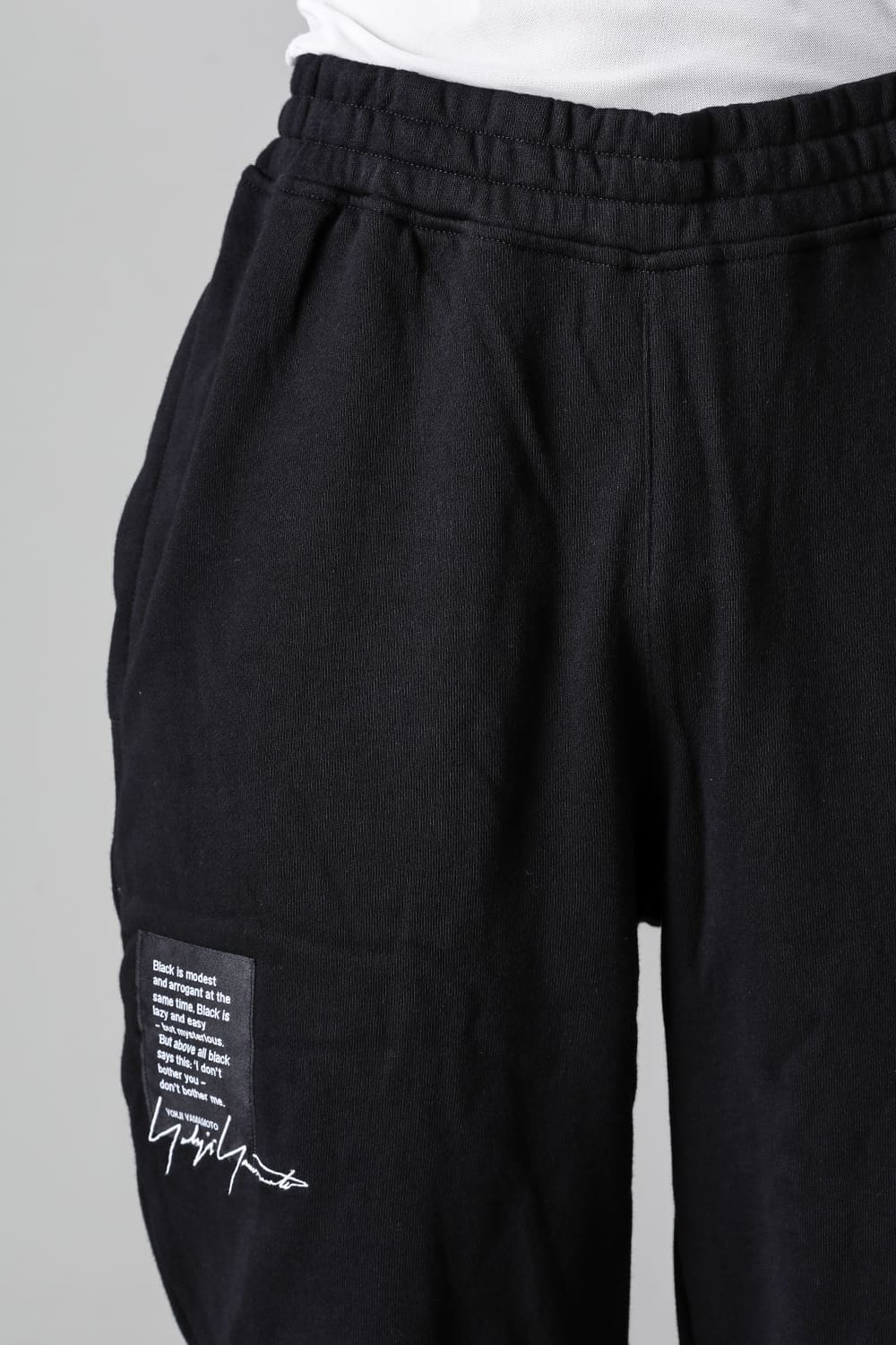 New Era × Yohji Yamamoto Signature Logo Sweat Pants