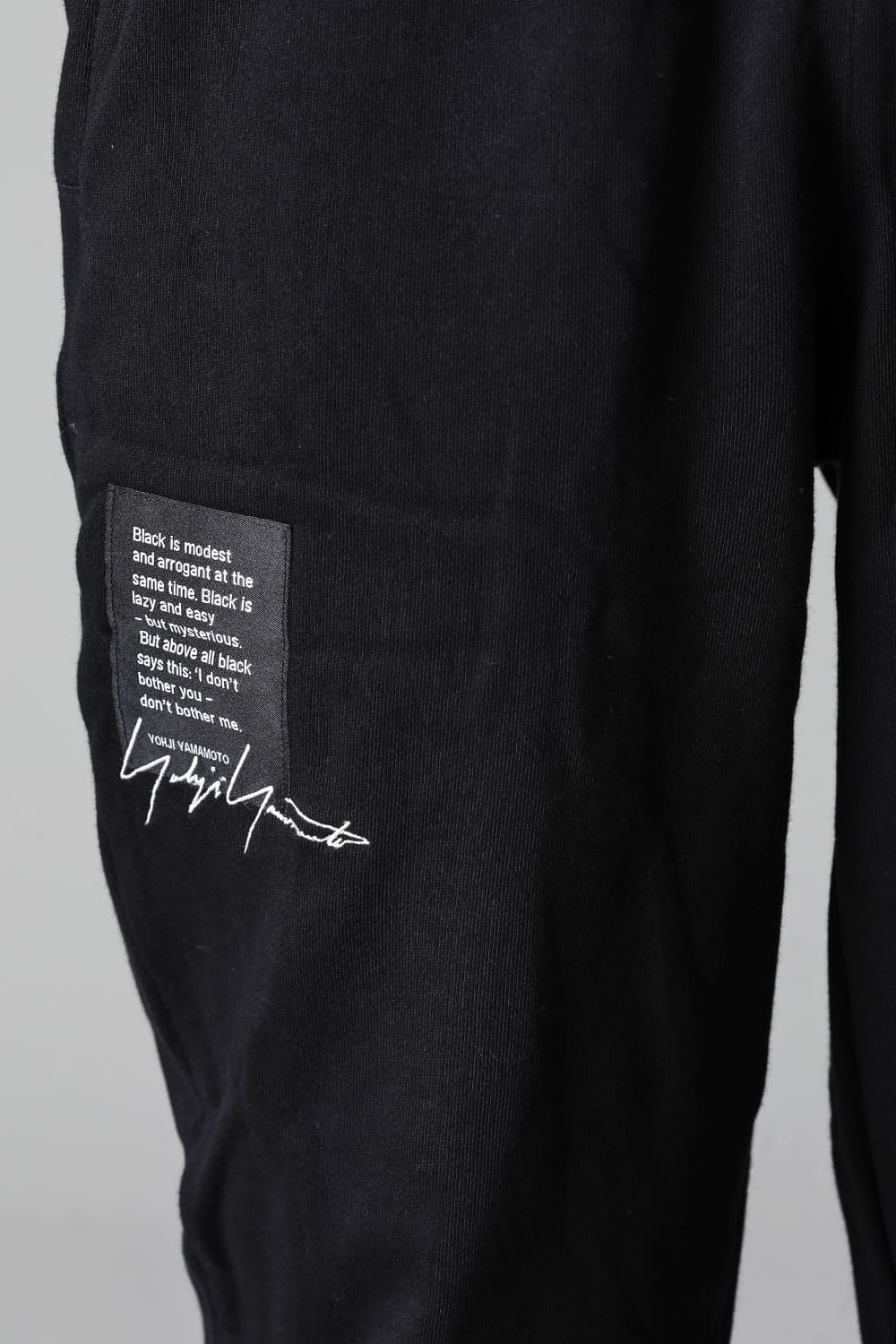 New Era × Yohji Yamamoto Signature Logo Sweat Pants