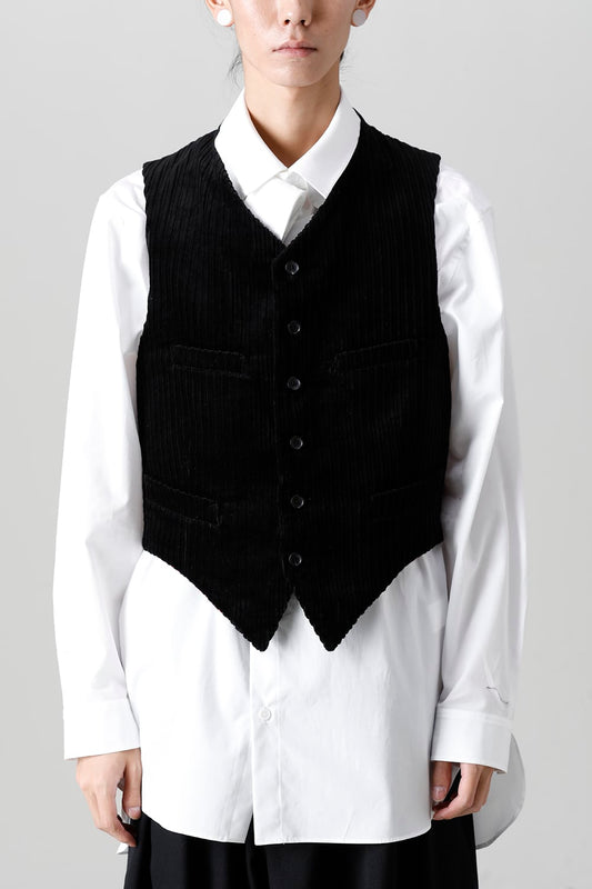 Patterned Hem Single Vest