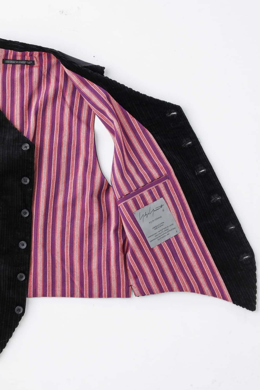 Patterned Hem Single Vest