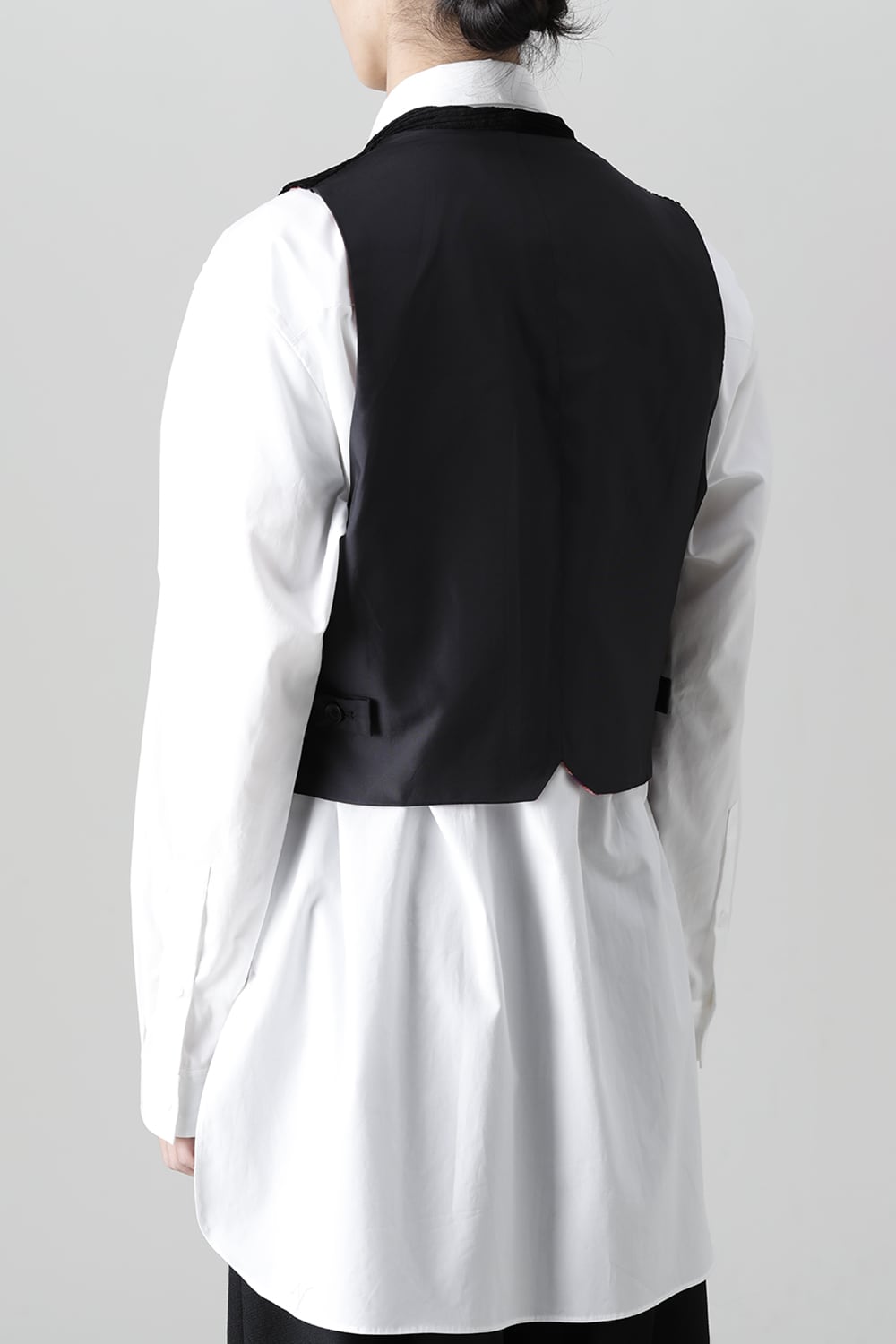 Patterned Hem Single Vest