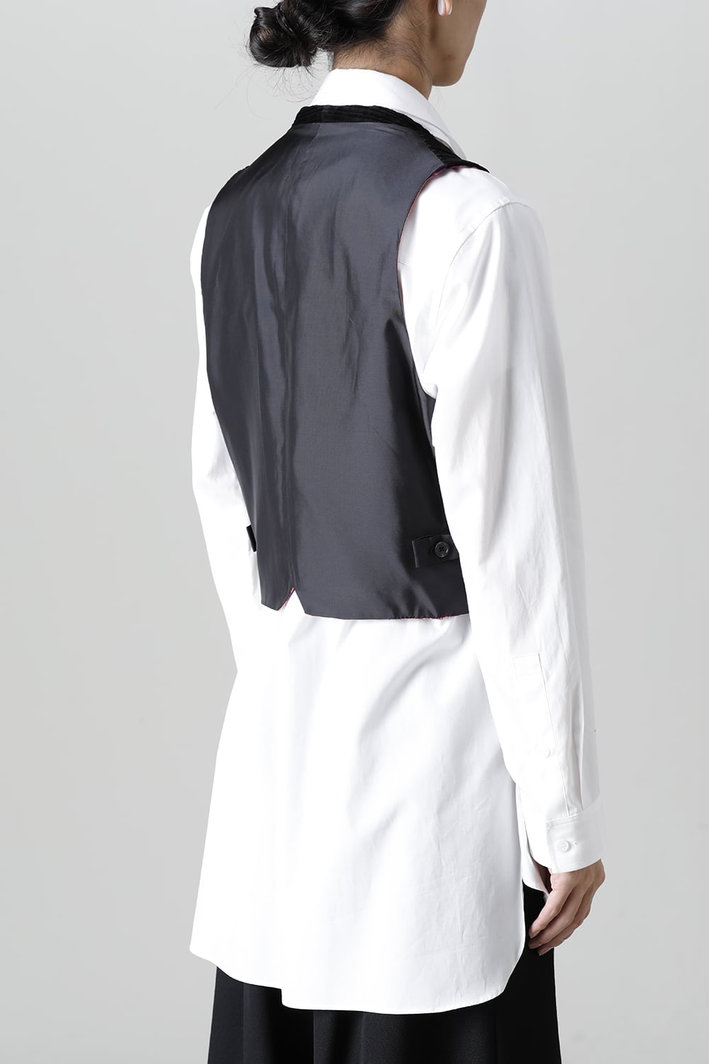 Patterned Hem Single Vest