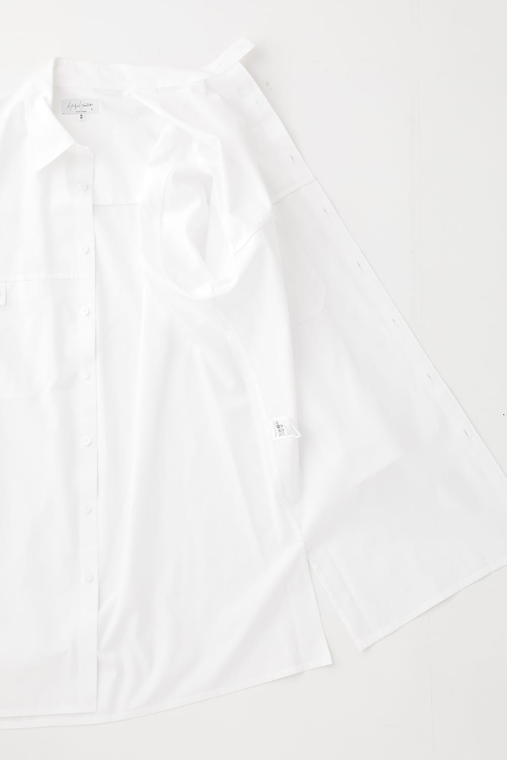 前切り替えポケットブラウス